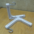 White 6 in. Projection Screen Hanger, Max Load 75 lbs